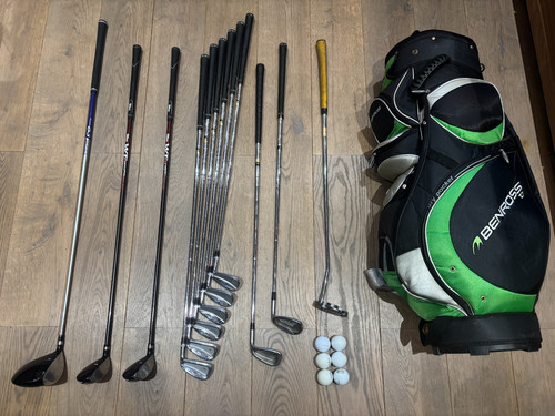 Mens full golf - rh, clubs